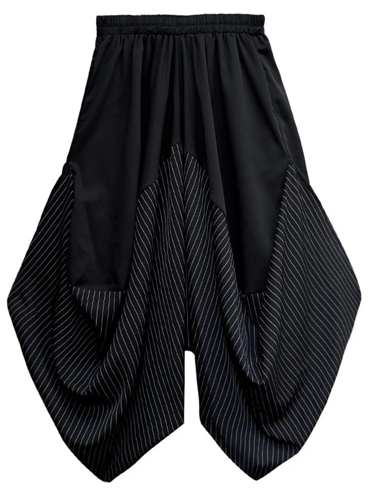 Striped Harem Hammer Trousers