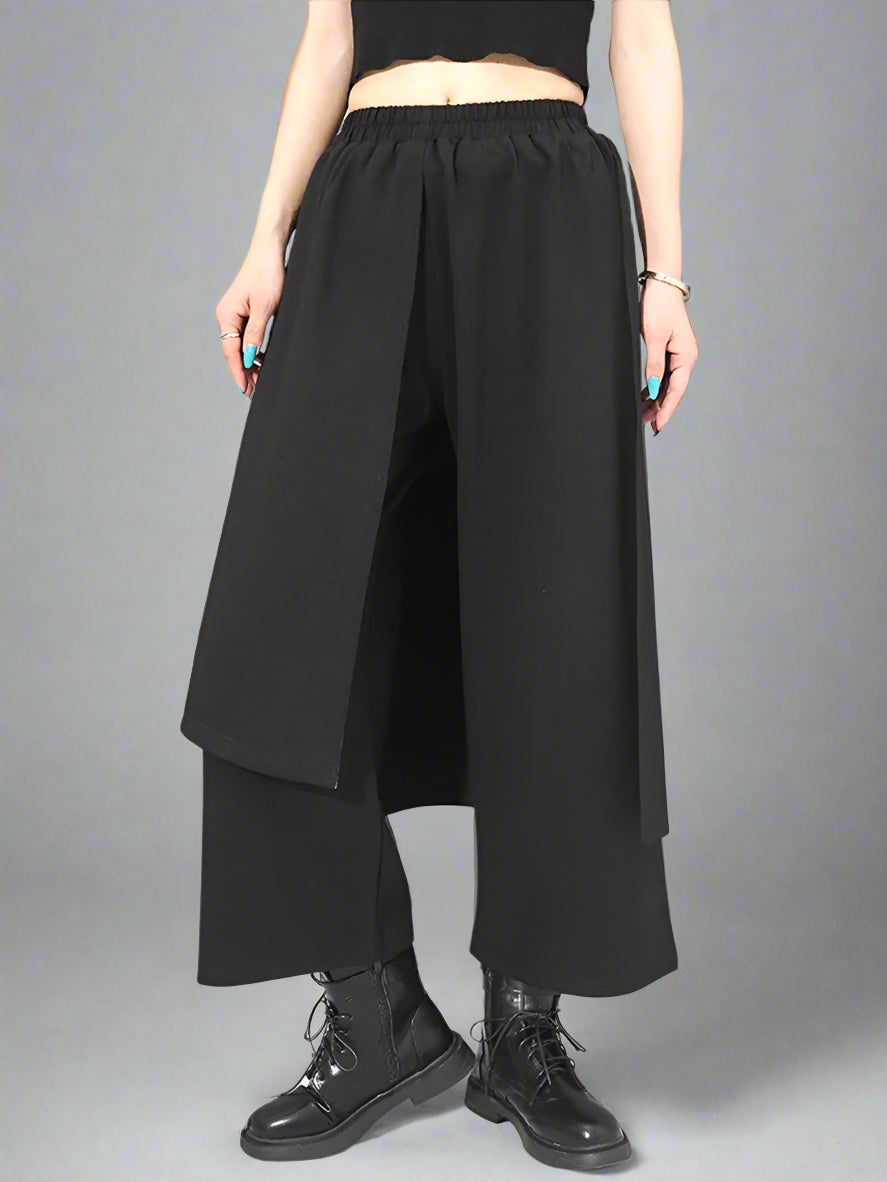 Punky Layered Capri Trousers