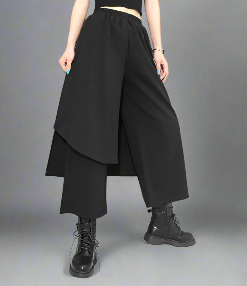 Punky Layered Capri Trousers