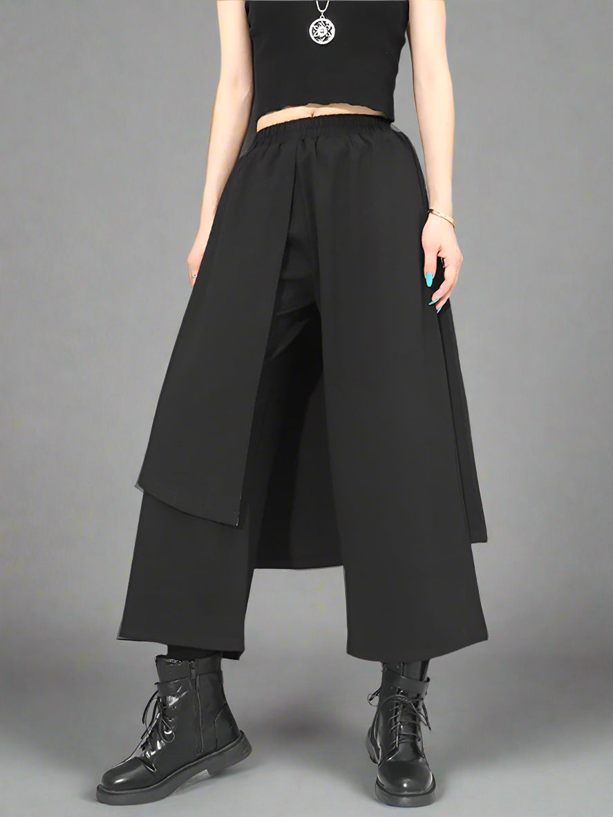 Punky Layered Capri Trousers