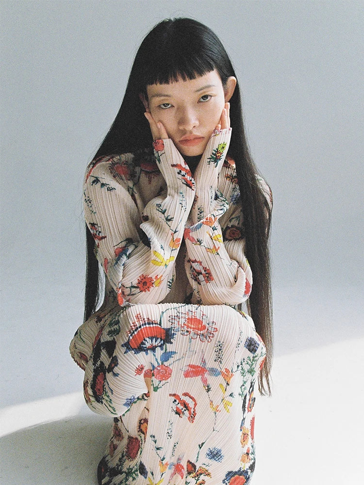 Whispered Blooms Maxi Skirt