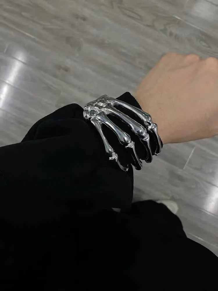 Skeleton Grip Alloy Bracelet