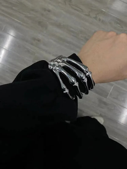 Skeleton Grip Alloy Bracelet