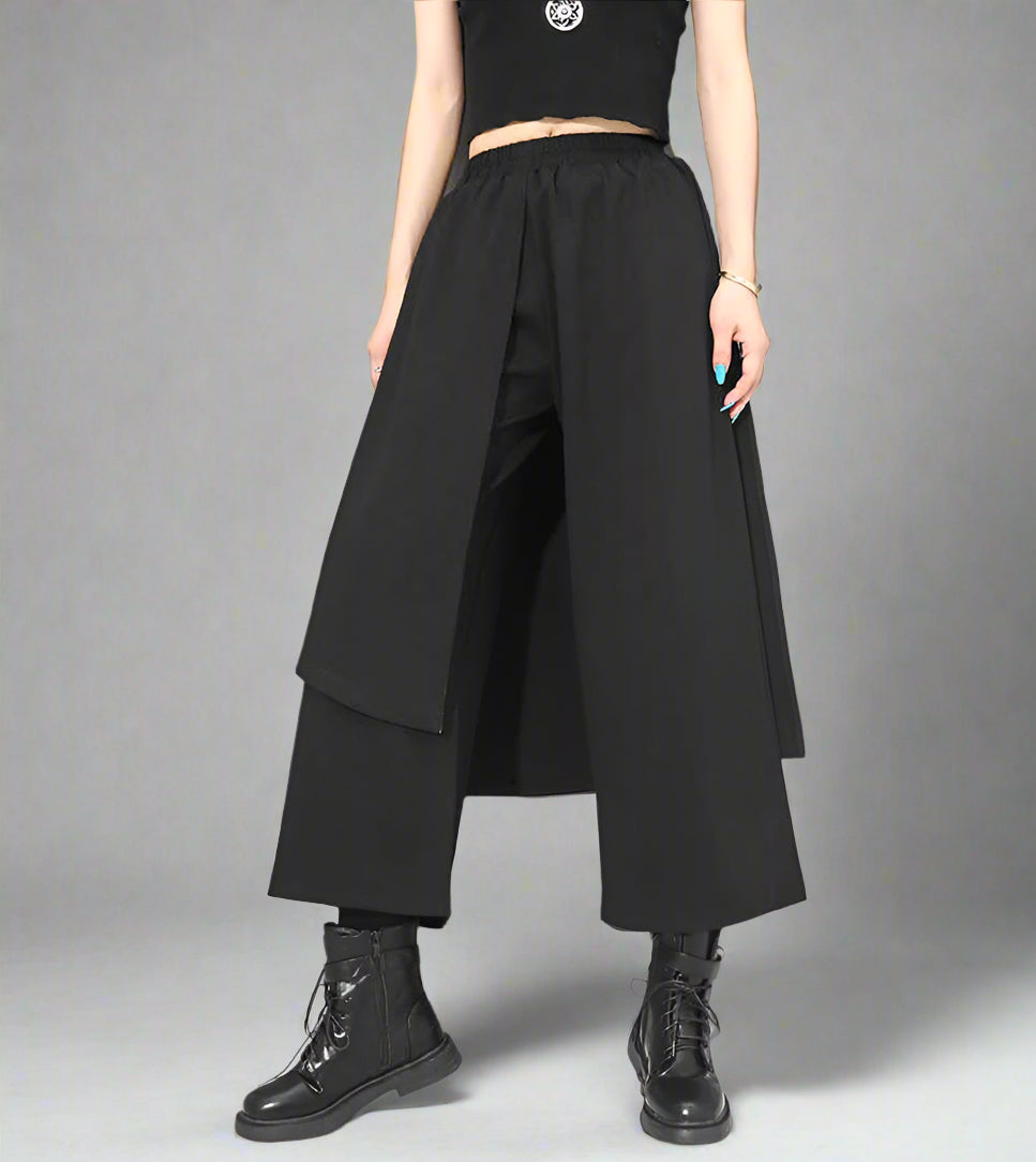 Punky Layered Capri Trousers