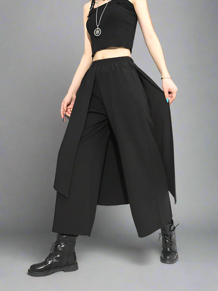 Punky Layered Capri Trousers