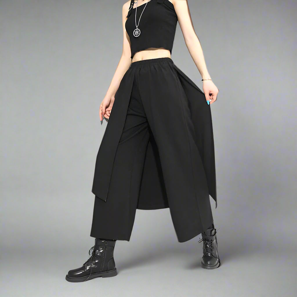 Punky Layered Capri Trousers